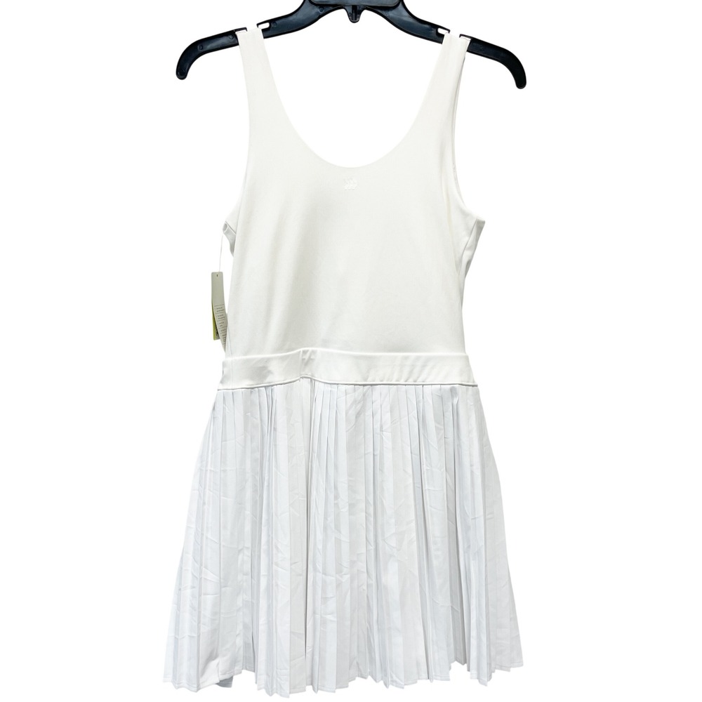 All in Motion Women's White Pleated Athletic Tennis Dress Size Small - Picture 3 of 5